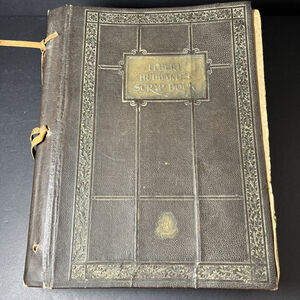 Vintage Elbert Hubbard’s Scrap Book 1923 Roycrofters Leather Bound * READ USA